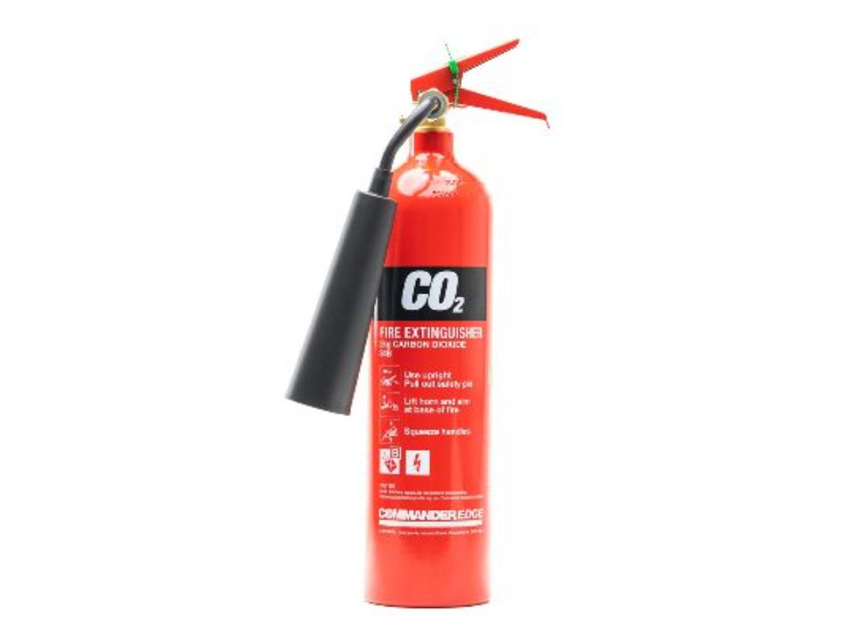 Image of the CommanderEDGE 2kg CO2 Fire Extinguisher piece