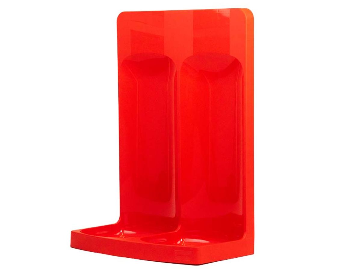 Image of the Commander Double Extinguisher Stand Red piece