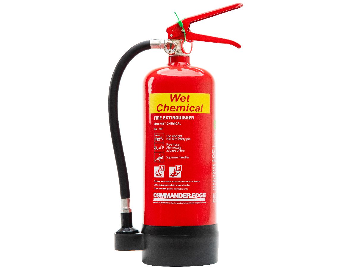 Image of the CommanderEDGE 3ltr Wet Chemical fire extinguisher piece