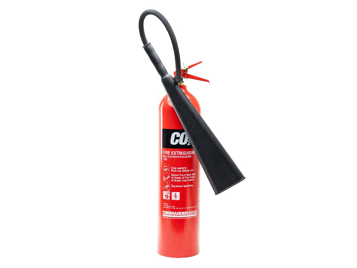 Image of the CommanderEDGE 5kg CO2 Aluminium Fire Extinguisher piece