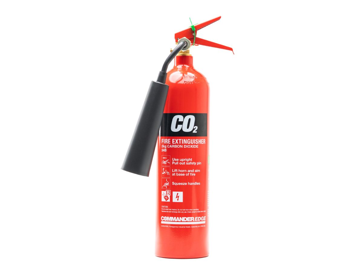 Image of the CommanderEDGE 2kg Remanufactured CO2 Fire Extinguisher piece