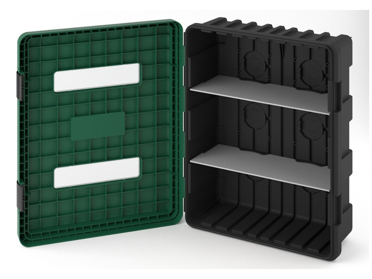 Image of the Commander Double Cabinet – Green piece