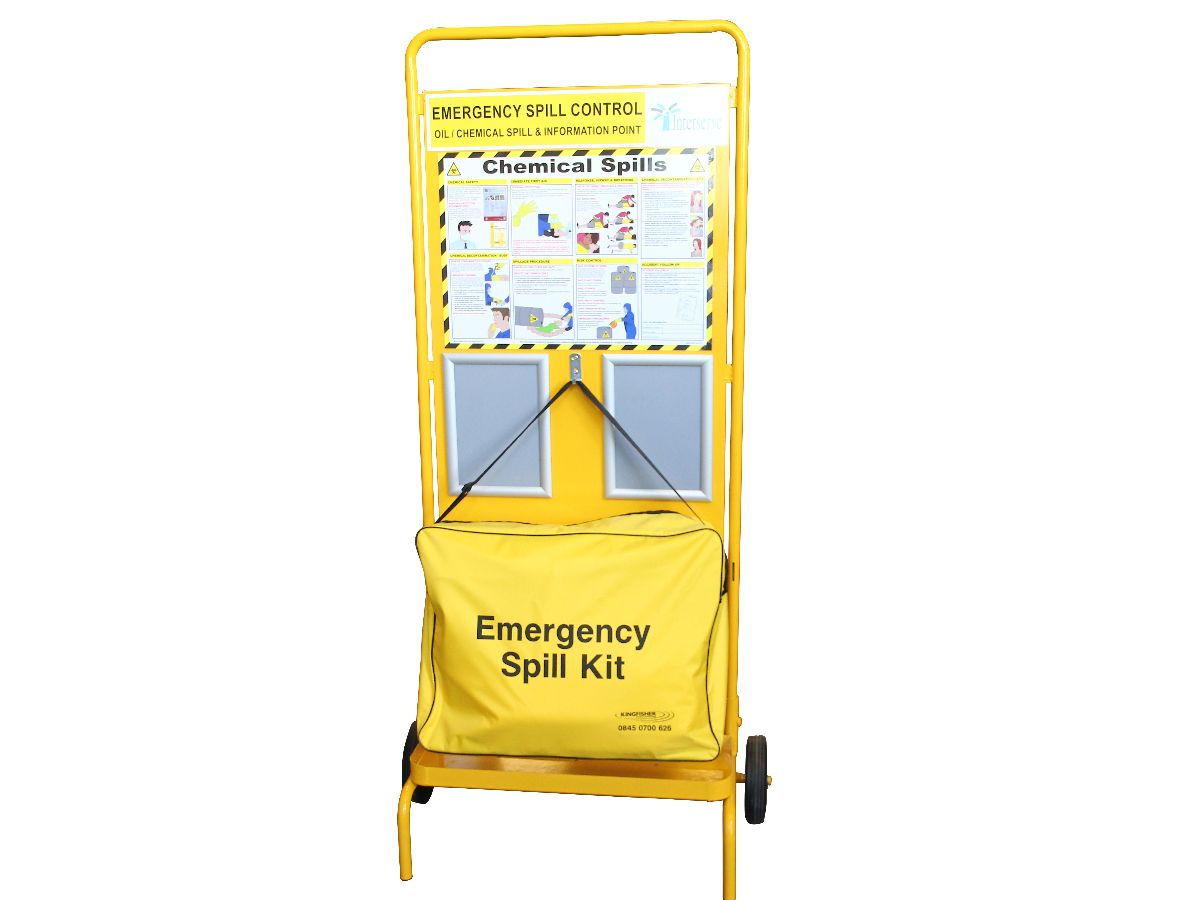 Image of the Fire Point Stand Yellow – Wheeled piece