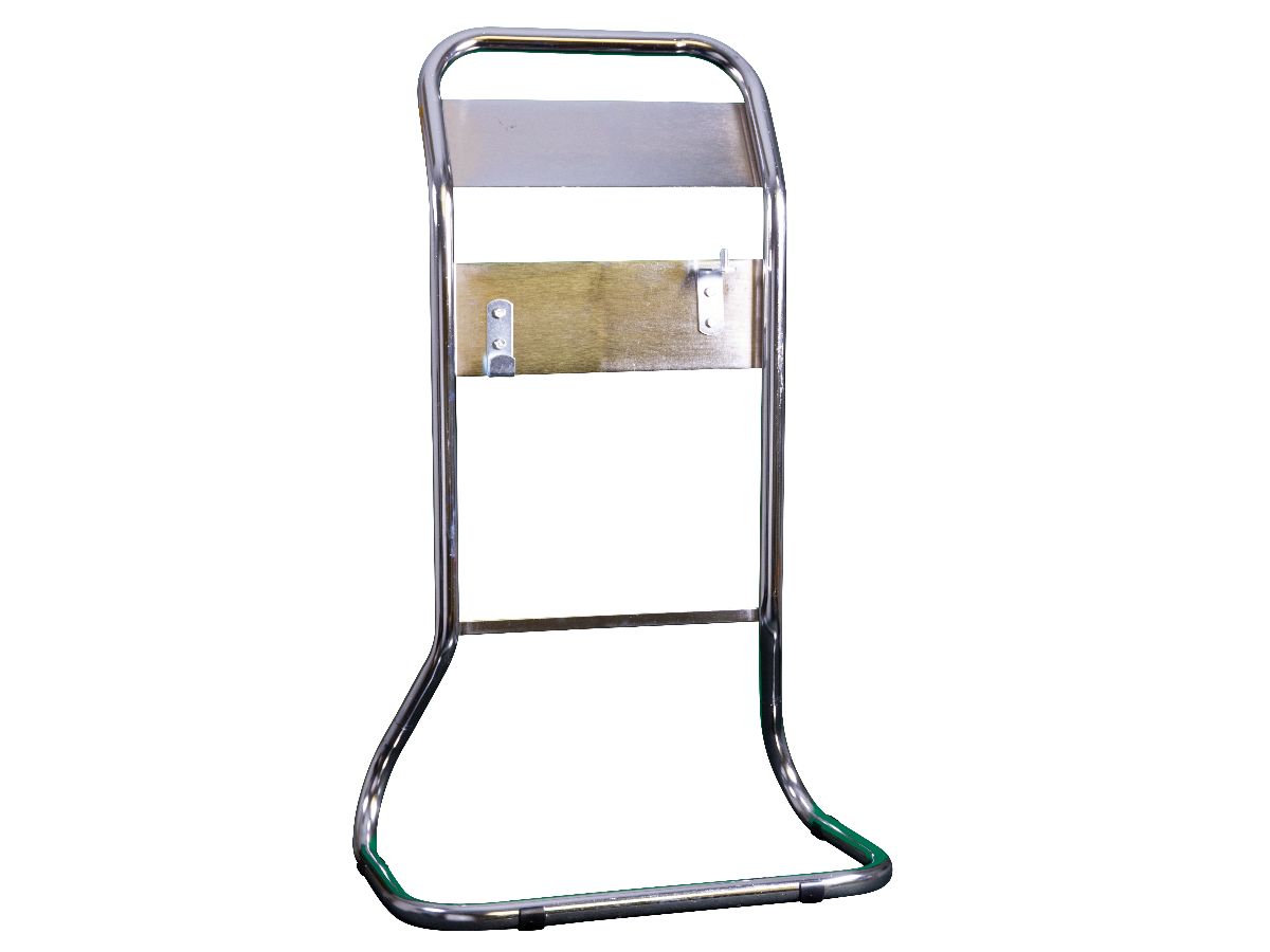 Image of the Double Tubular Stand Polished Gold piece