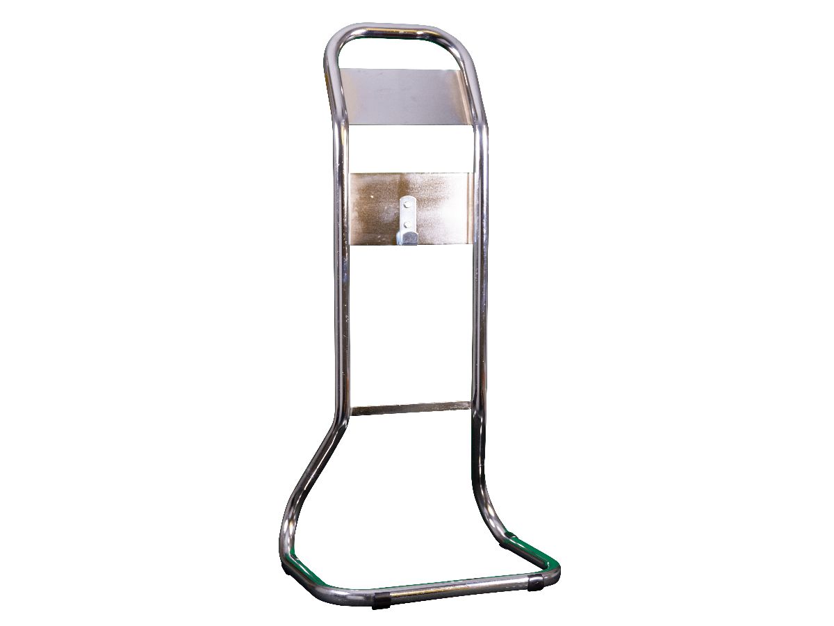 Image of the Single Tubular Chrome Fire Extinguisher Stand piece
