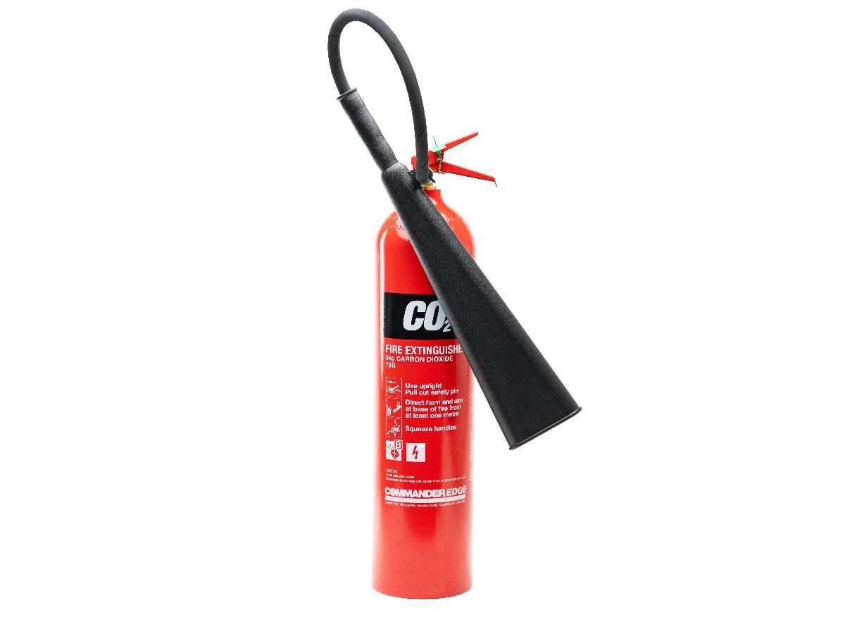Image of the CommanderEDGE 5kg CO2 Fire Extinguisher piece