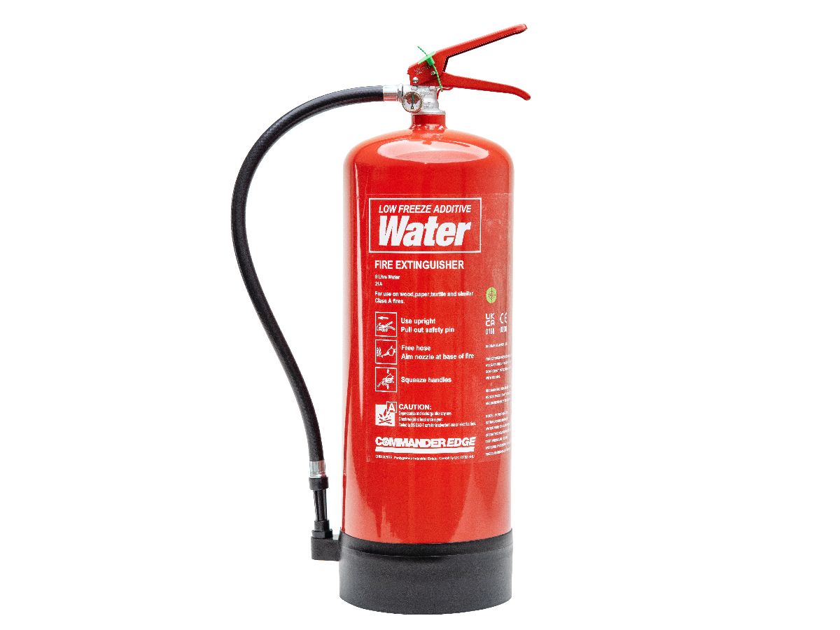 Image of the CommanderEDGE 9ltr Water Fire Extinguisher piece
