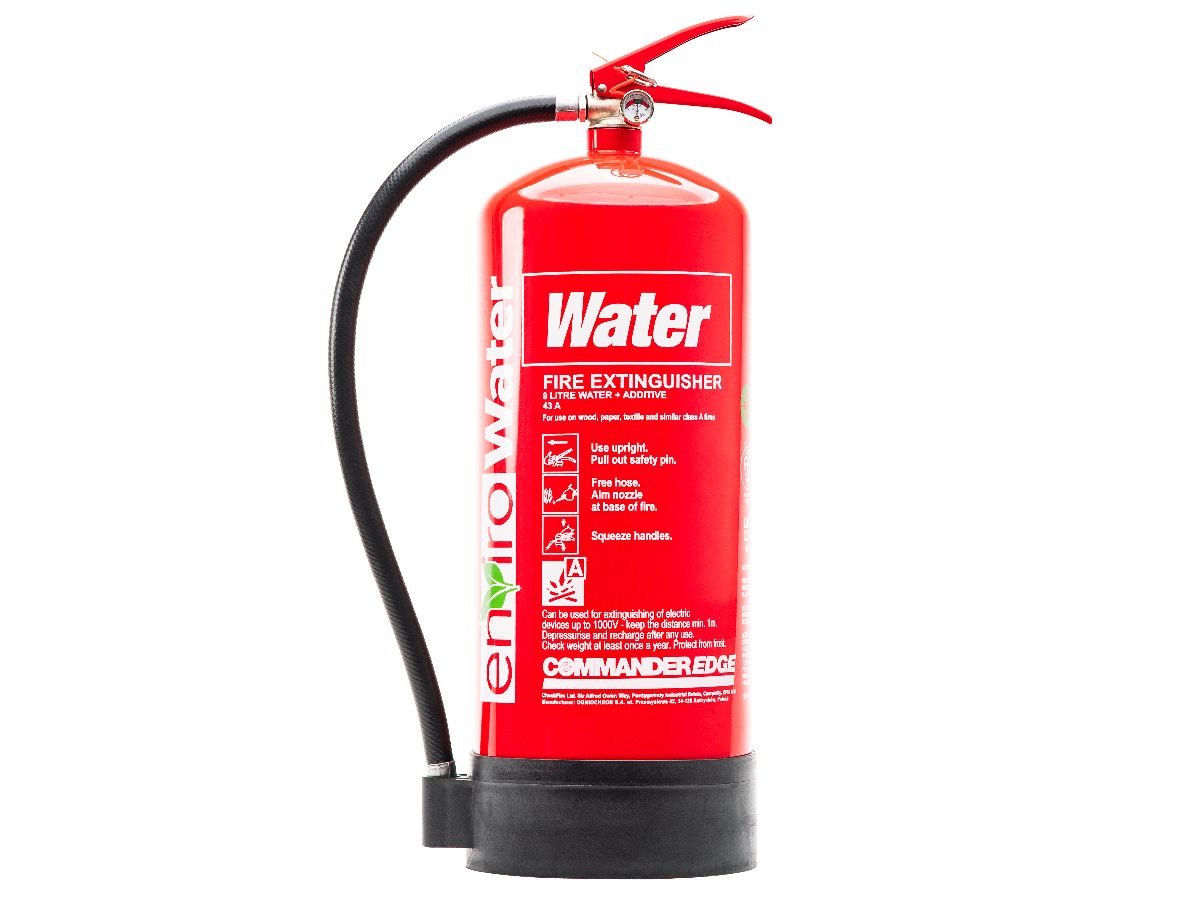 Image of the CommanderEDGE 9ltr enviroWater Fluorine Free Water Extinguisher piece