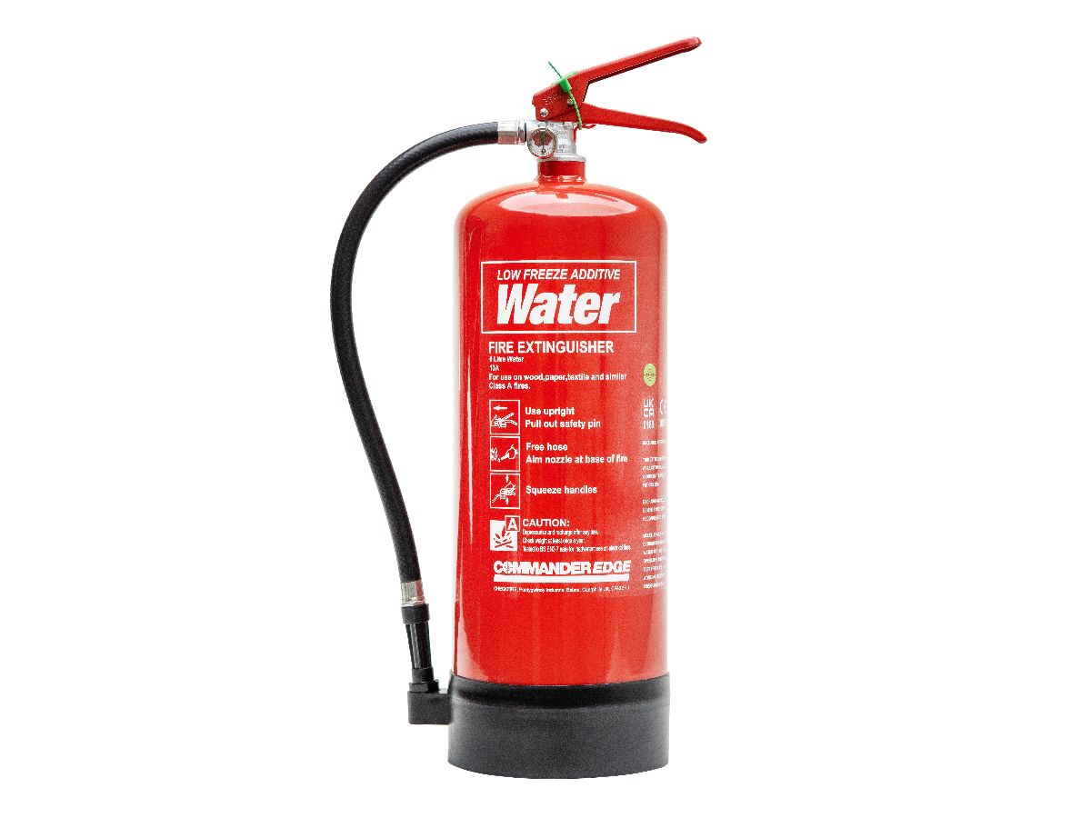 Image of the CommanderEDGE 6ltr Water Mist Fire Extinguisher piece